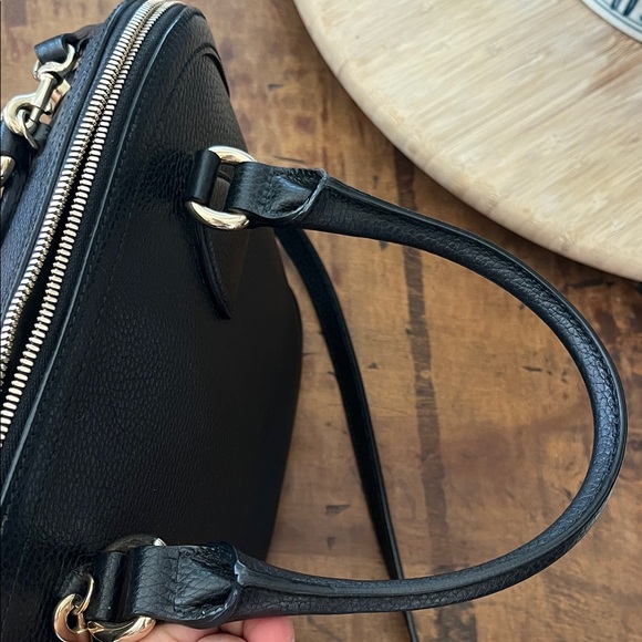 Gucci Black Satchel with Gold Accents - Picture 14 of 14